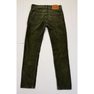 Levi's 511 Slim Corduroy Pants Olive Green Men's W30 L32 (actual - 30.5 Inseam)